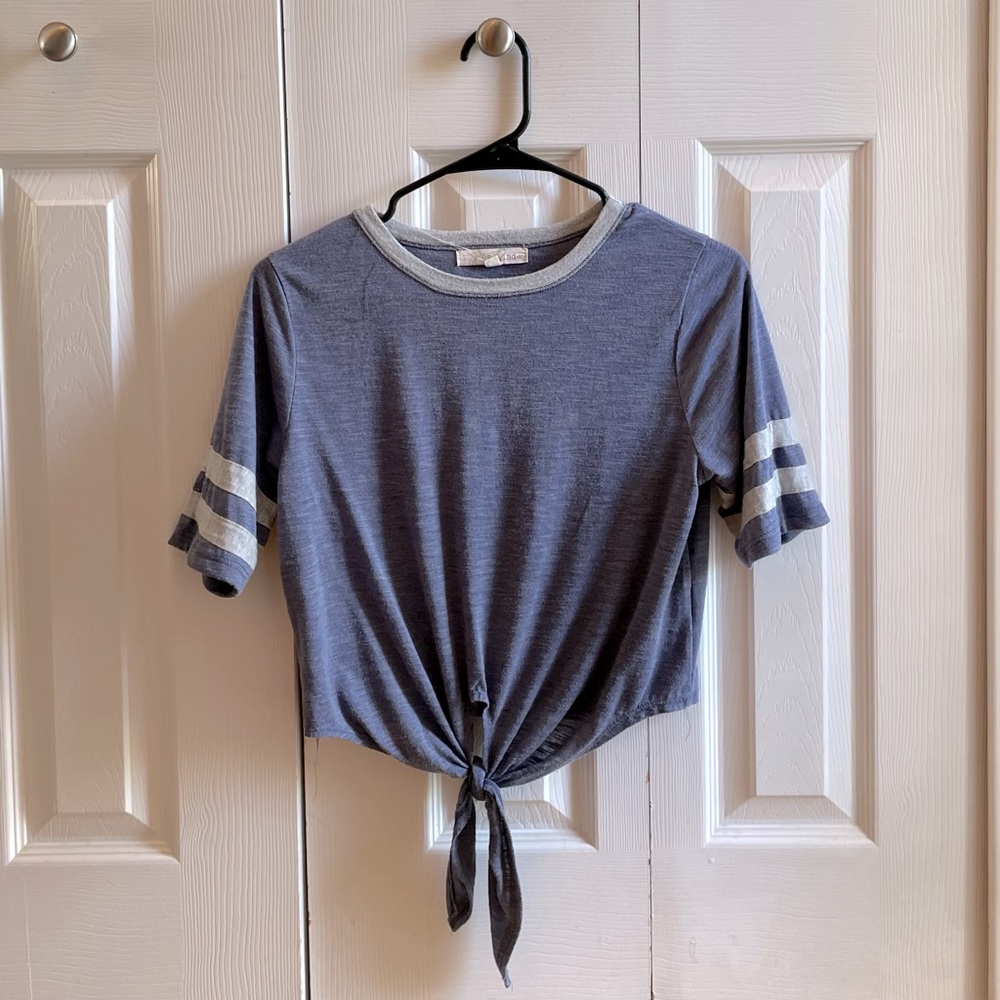 Rewind: Tie-Front Crop Top